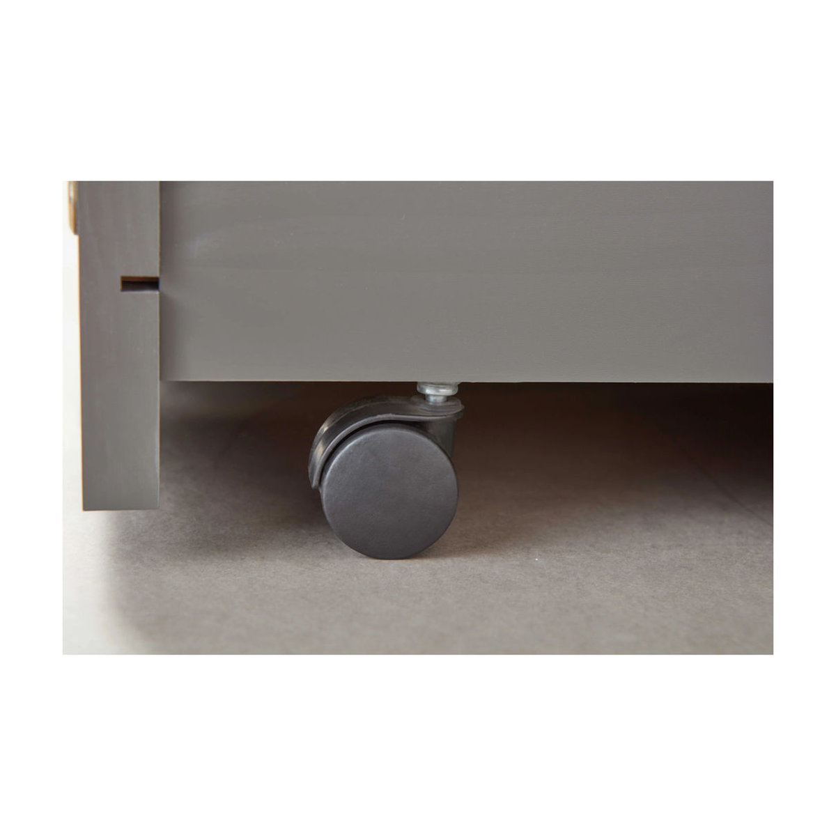 Inter Link Kinderbett Leonie mit Ausziehbett aus Kiefer Massivholz, Grau, B: 90 cm, L: 200 cm - Bild 3