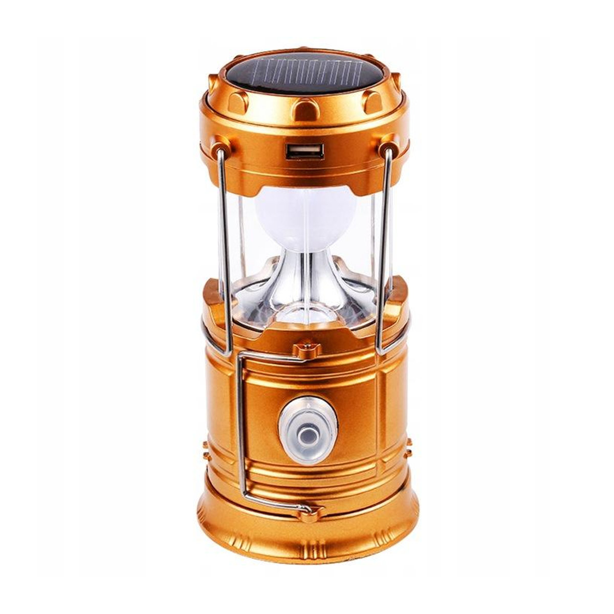 Interlook LED-Reiseleuchte Camping-Taschenlampe Solar Retro - Bild 2
