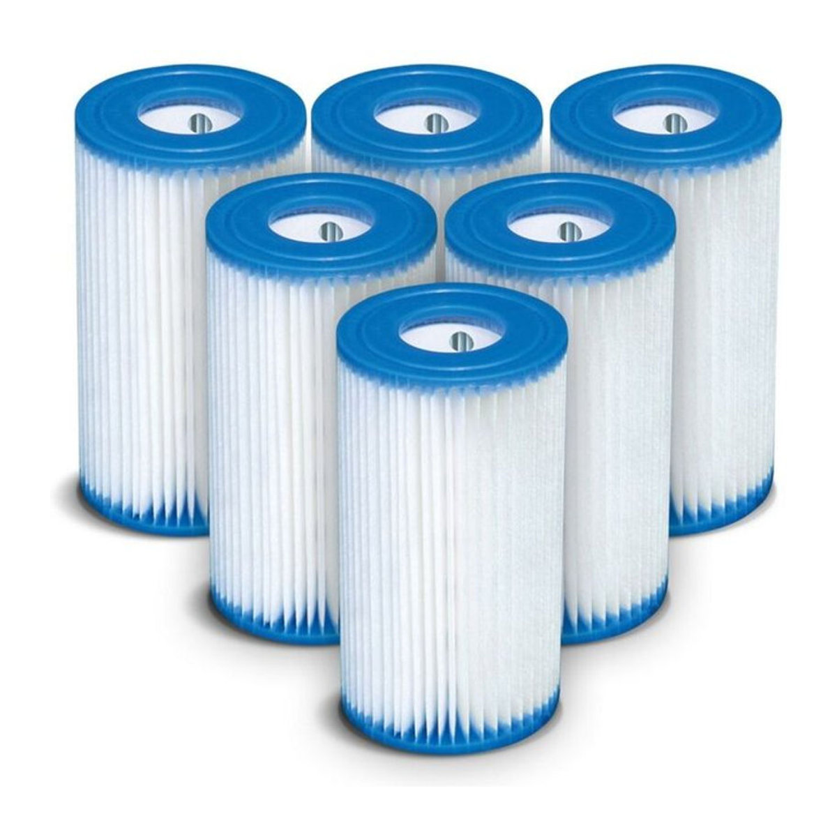 Intex 29000 Typ A Pumpenfilter-Kit mit Papierfiltern in Blau - Bild 1