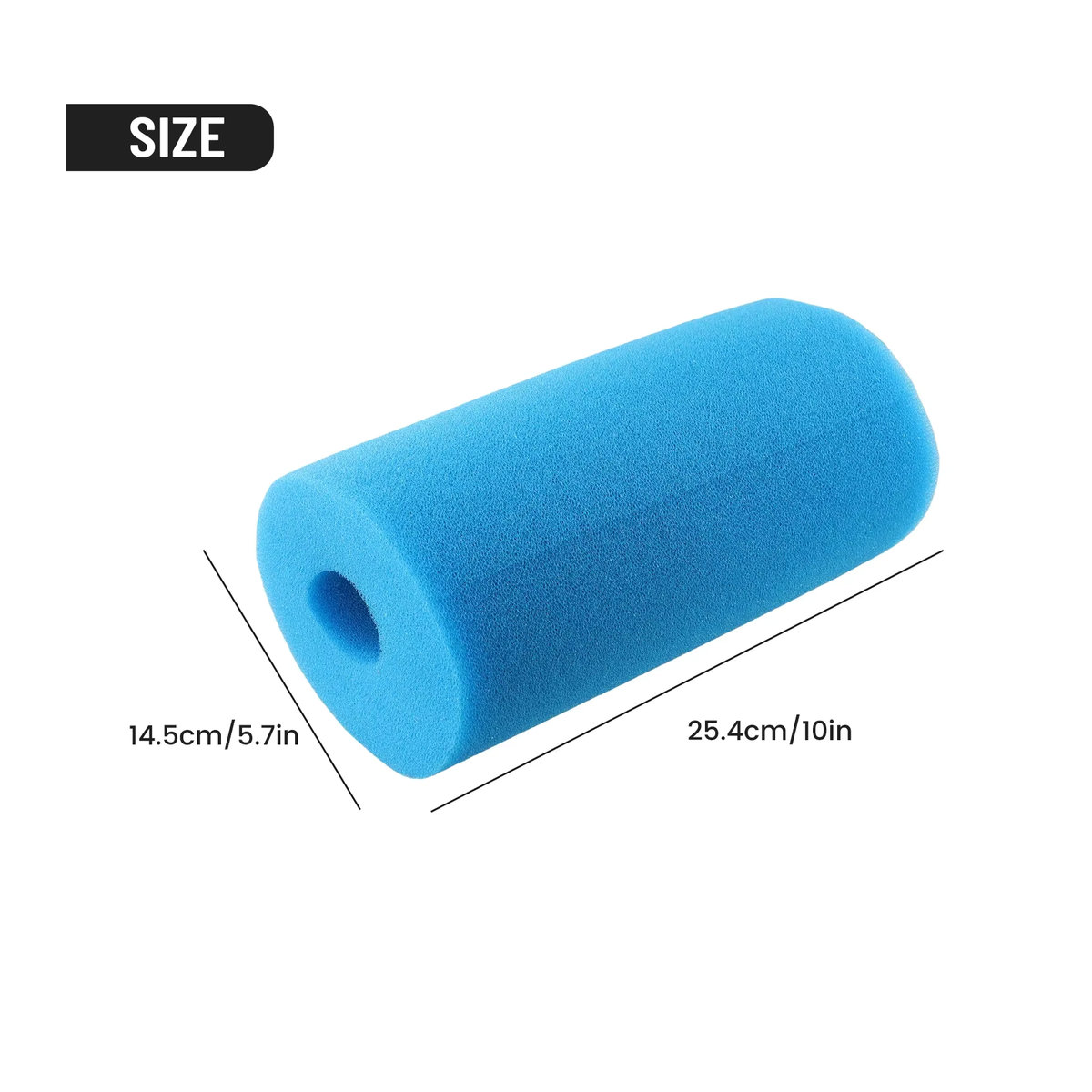 Intex Blaue Waschbare Schwimmbadfilter-Schaumstoffschwammkartusche für Typ B Aquarium und externe Kanisterfilter - Bild 5