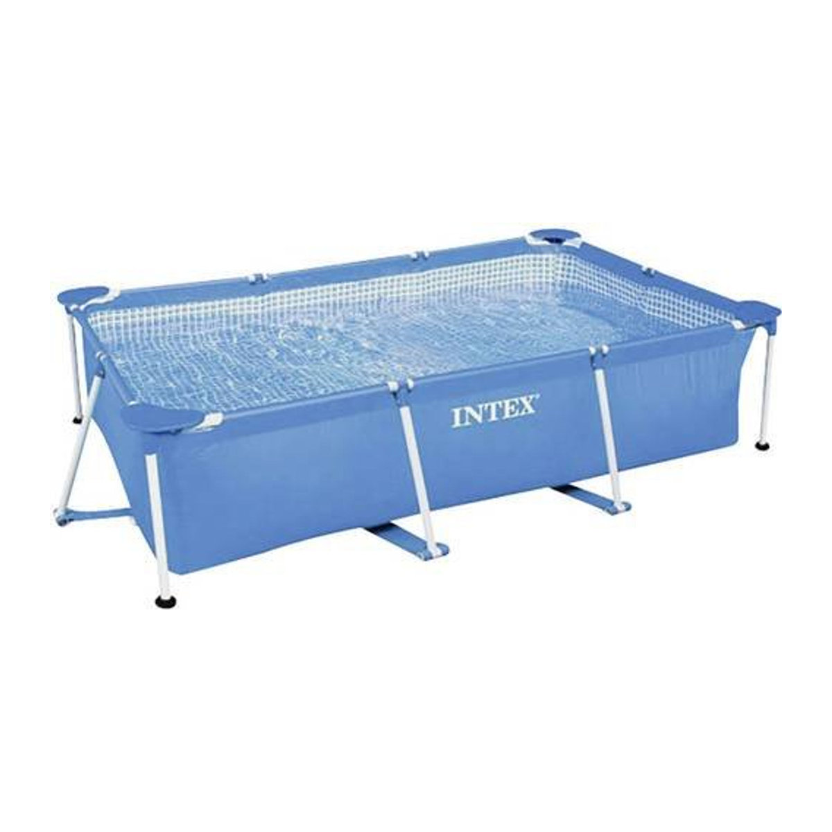 Intex Frame Pool Family III mit Metall-Rohrkonstruktion, Blau, B/T/H: 300 x 200 x 75 cm - Bild 1