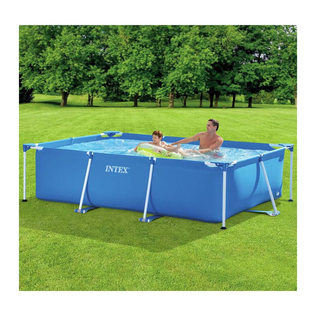 Intex Frame Swimming Pool Set Serie Family II, blau, B/T/H: 260 x 160 x 65 cm - Bild 3
