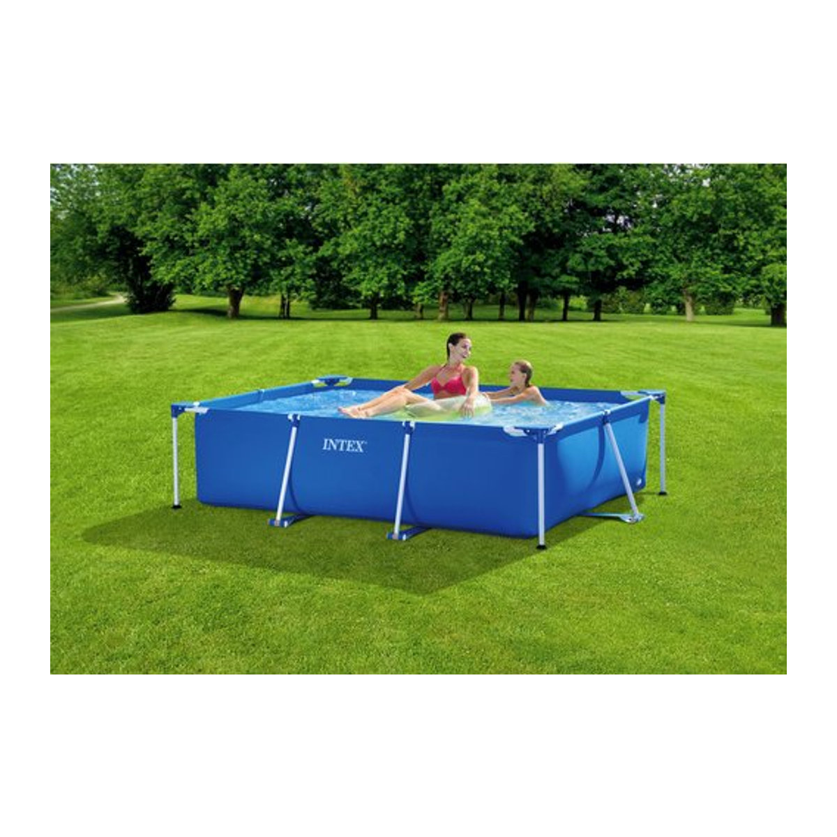 Intex Frame Swimming Pool Set Serie Family II, blau, B/T/H: 260 x 160 x 65 cm - Bild 4