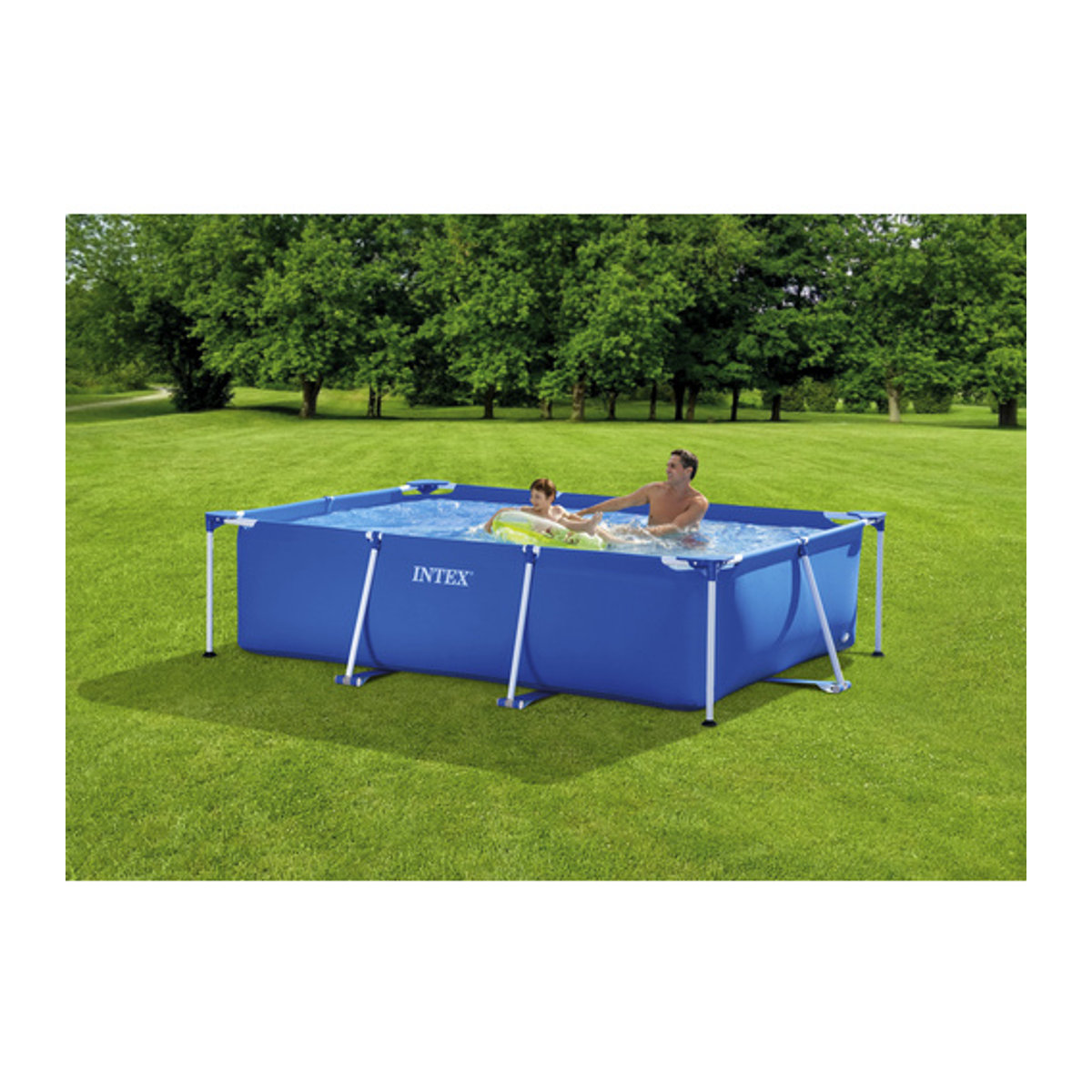 Intex Frame Swimming Pool Set Serie Family II, blau, B/T/H: 260 x 160 x 65 cm - Bild 6