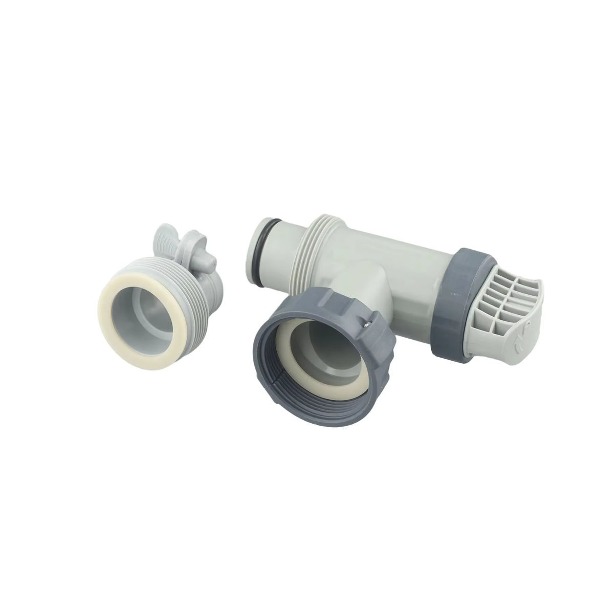 Intex Kunststoff-Pool-Tank-Kolbenventil mit Typ B-Schlauchadapter als Ersatzteil für Boden-Pool-Kolbensysteme - Bild 3