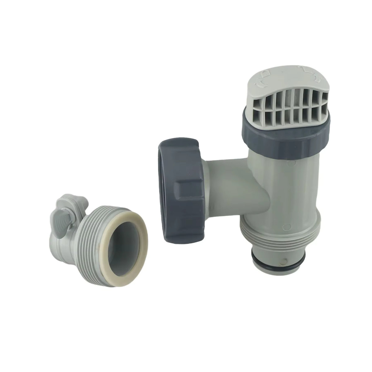 Intex Kunststoff-Pool-Tank-Kolbenventil mit Typ B-Schlauchadapter als Ersatzteil für Boden-Pool-Kolbensysteme - Bild 4