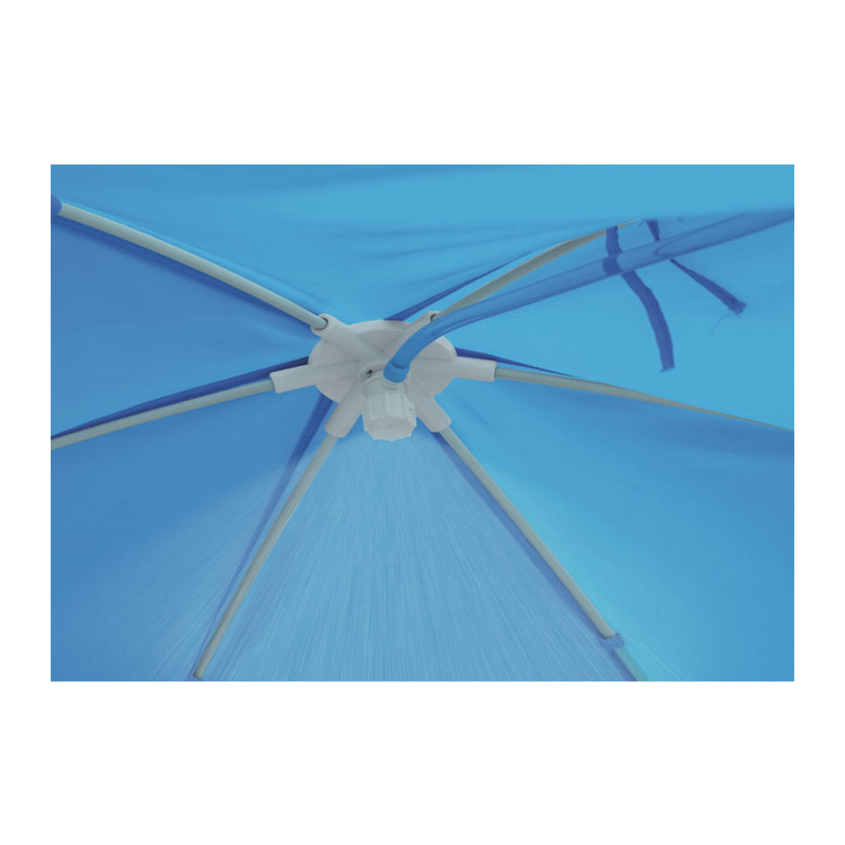 Intex Metal Frame Pool Rondo mit Überdachung und Wassersprüher in Blau, Durchmesser: 183 cm, Höhe: 38 cm - Bild 1