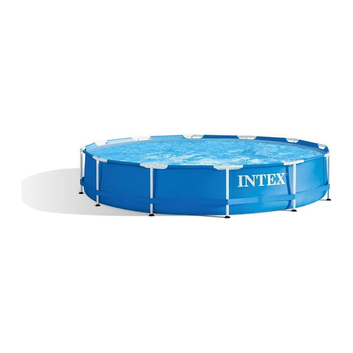 Intex Metal Frame Rundpool aus Kunststoff in Blau Ø366 x 76 cm - Bild 2