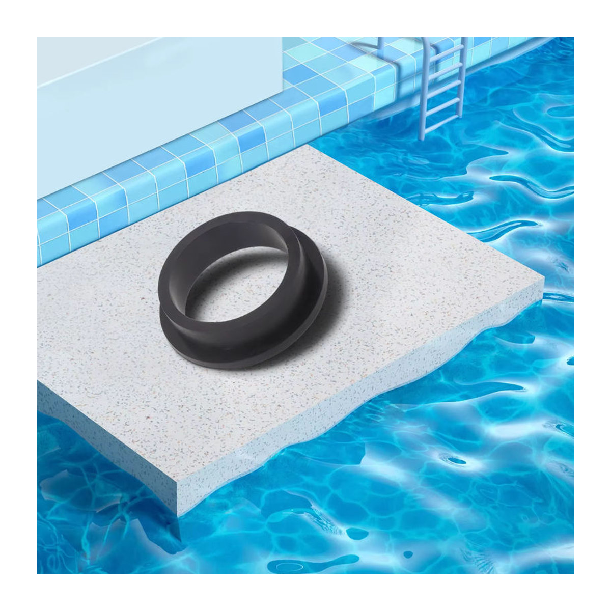 Intex O-Ring Dichtung 11228 aus Gummi Schwarz für Sandfilterpumpen Ersatzteil für Poolzubehör - Bild 2