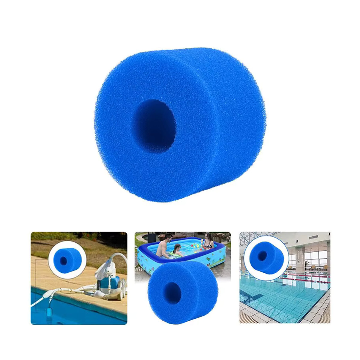 Intex Pure Spa Zubehör S1 Typ wiederverwendbare und waschbare Schaum-Whirlpool-Filterkartuschen - Bild 2
