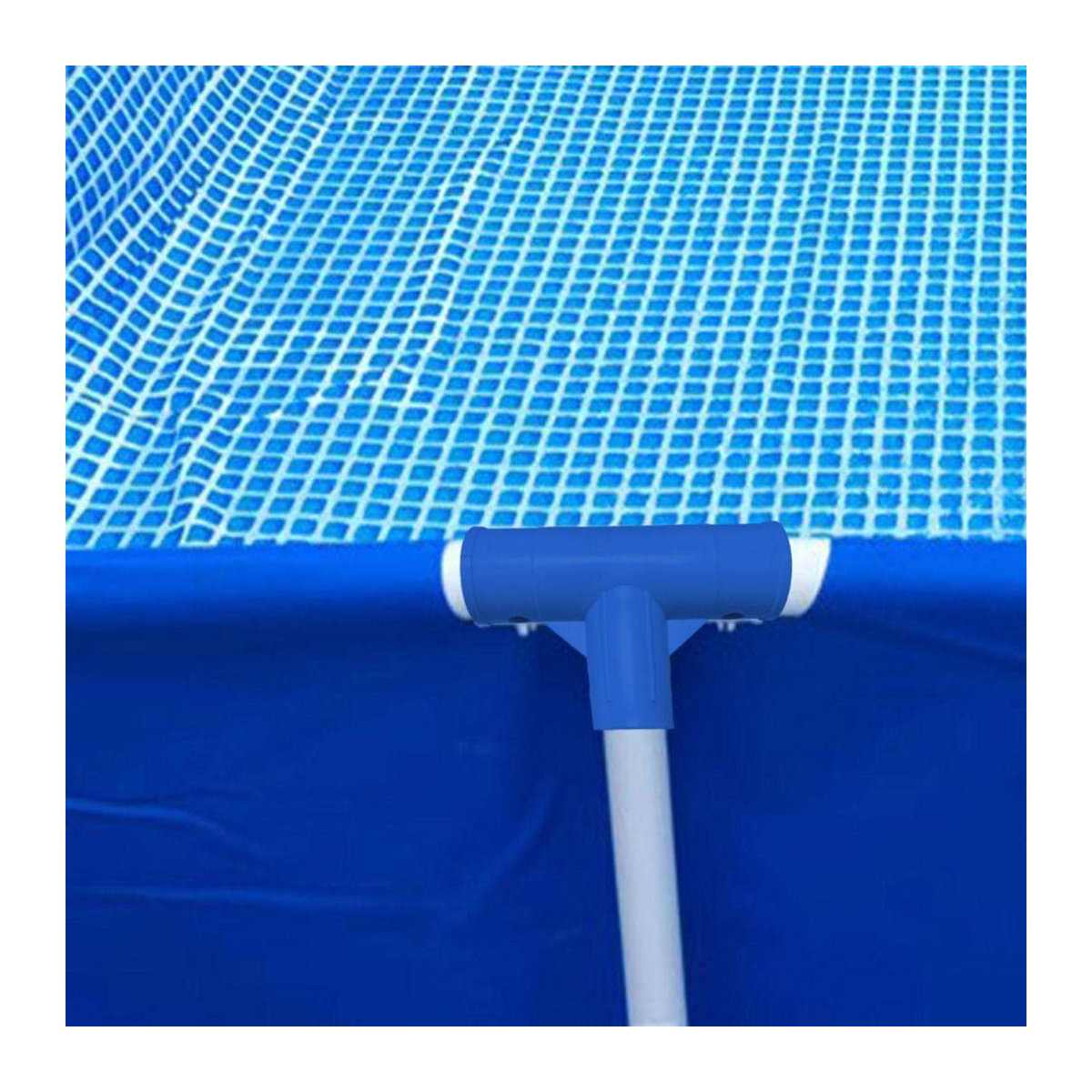 INTEX Rostbeständiges gerades T-Stück Schlauchverbinder Poolschlauchadapter aus Polypropylen weiß - Bild 2
