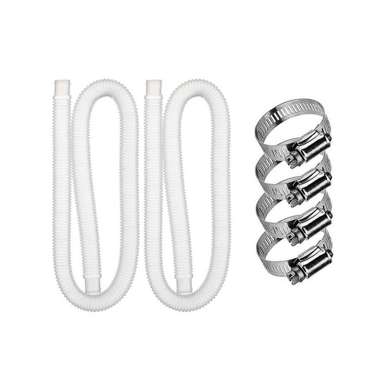 Intex Schlauchzubehör für oberirdische Poolpumpen, 2 Stück, Weiß, 1-1/4 Zoll (32 mm) - Bild 6