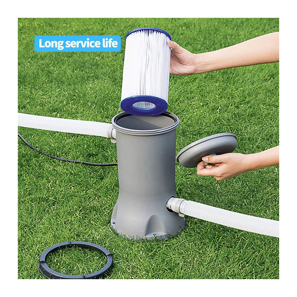Intex Schwimmbad Filterpatrone Typ A 29002 Blau, Maße: 11 x 20 cm - Bild 3