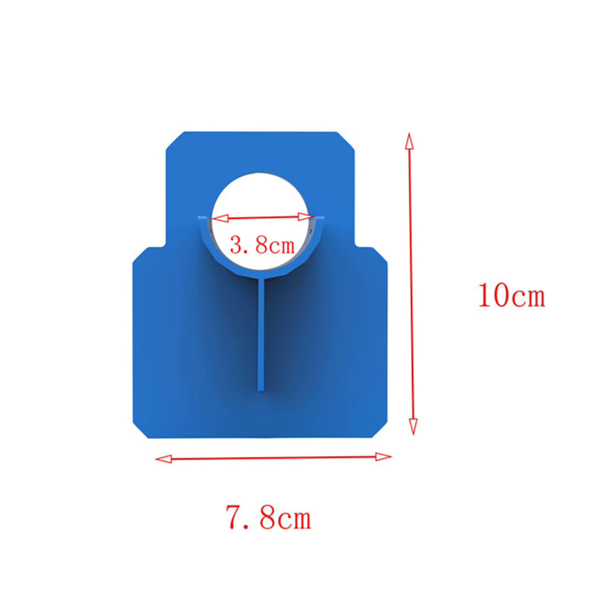 Intex Schwimmbad-Rohrbefestigungshalter in Blau für oberirdische Pools mit Bindeklemme für 30–38 mm Schlauchauslass - Bild 6
