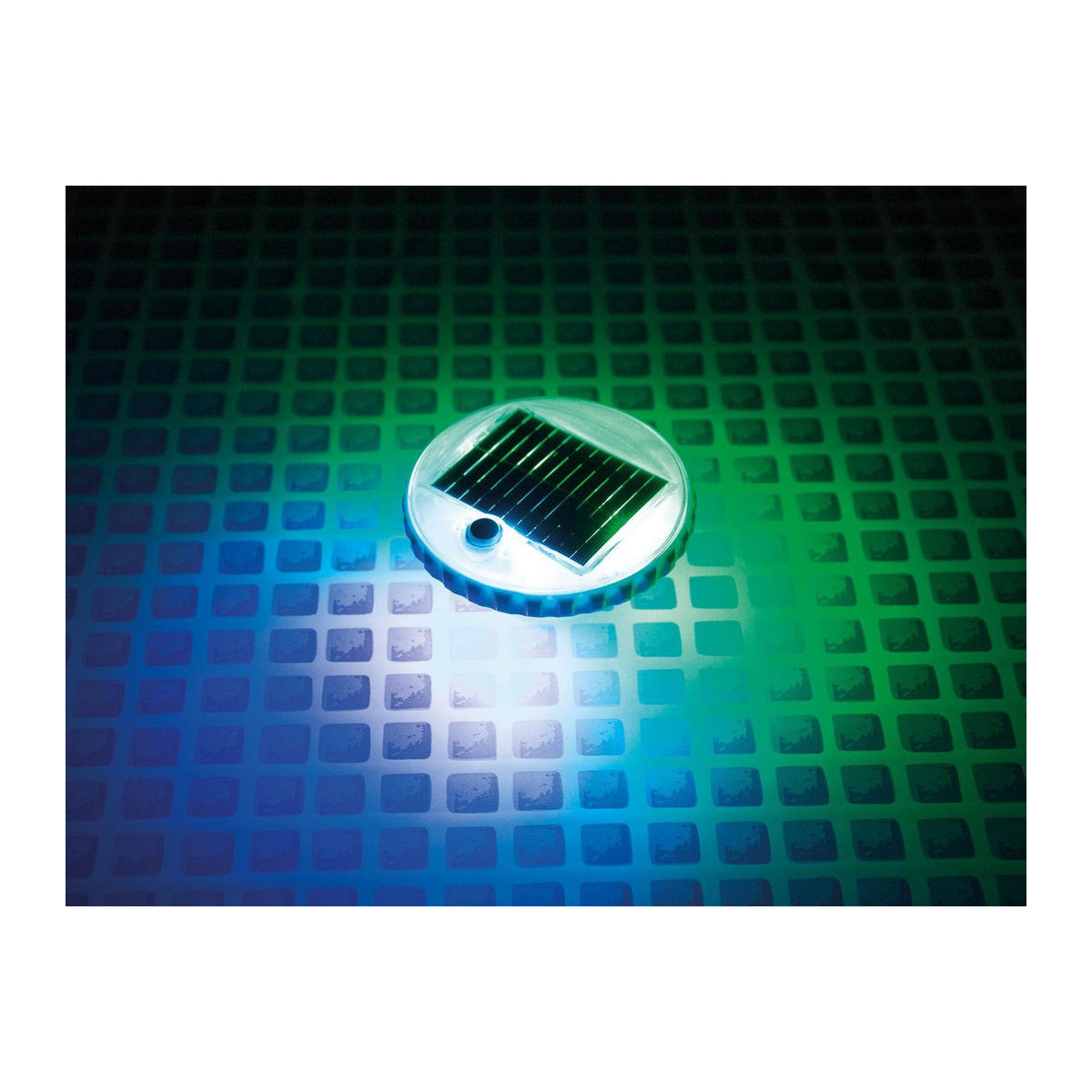 Intex Solar-LED-Poolleuchte schwimmend mit Farbwechsel in Weiß, Blau und Bunt - Bild 3