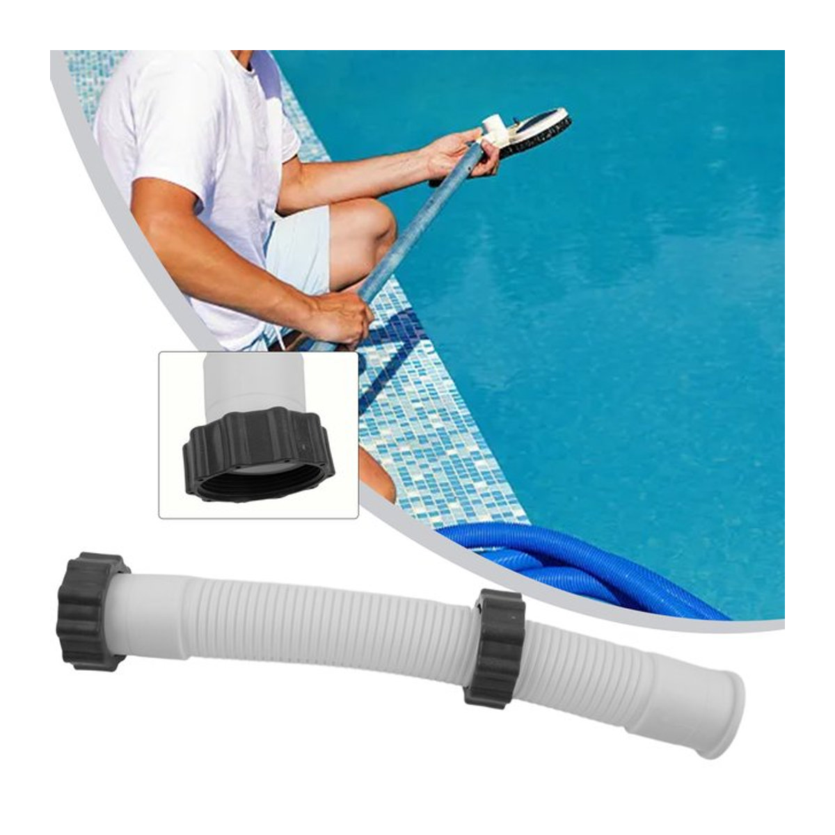 Intex Verbindungsschlauch für 16 Zoll Sandfilterpumpen und Schwimmbäder - Bild 1