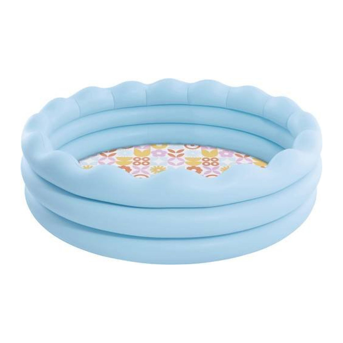 Intex Wavy Edge Pool Planschbecken Wave Edge Playcenter in Blau - Bild 1