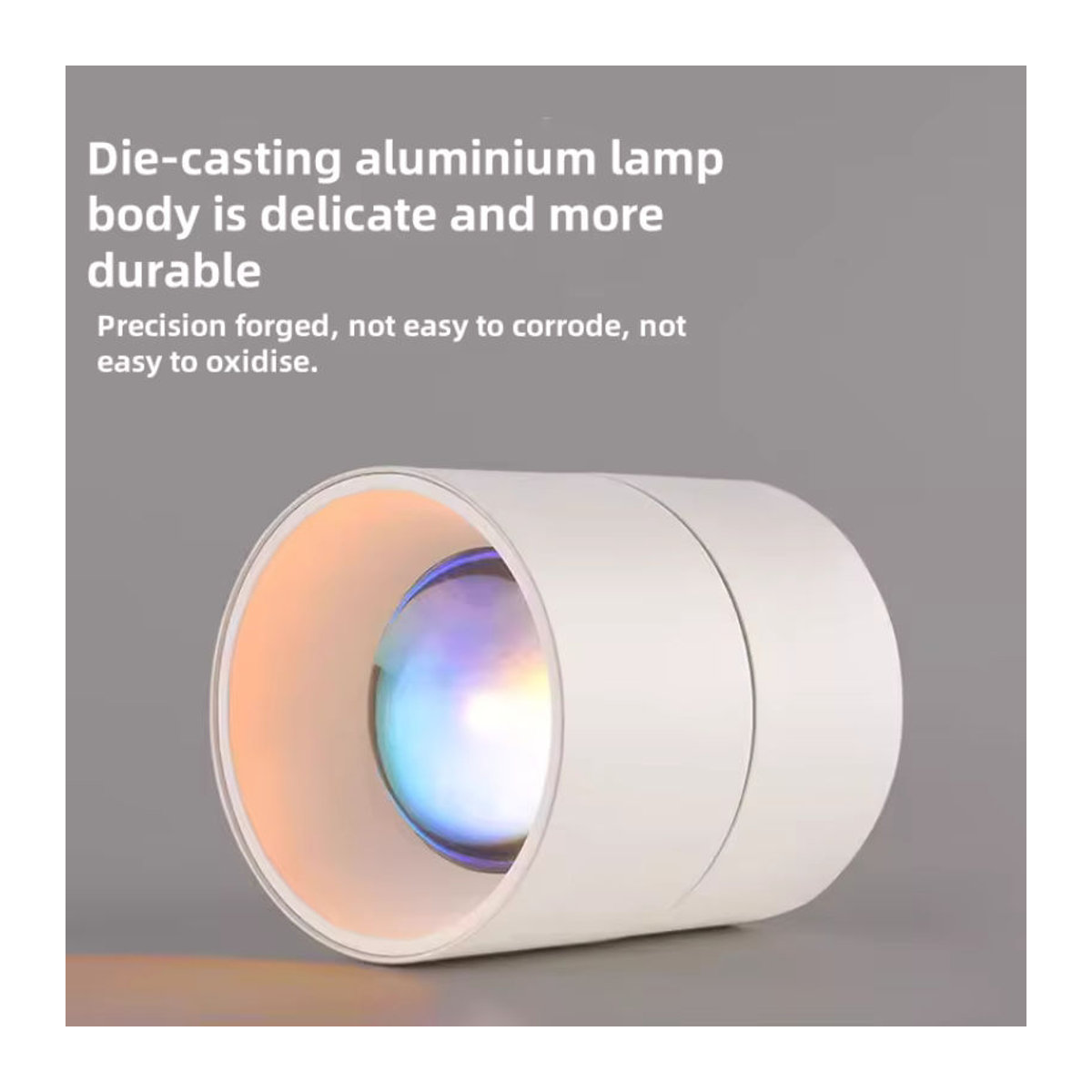 IRALAN LED Einbaustrahler aus Aluminium in Weiß für minimalistische Innenbeleuchtung im Wohnzimmer oder Schlafzimmer - Bild 2