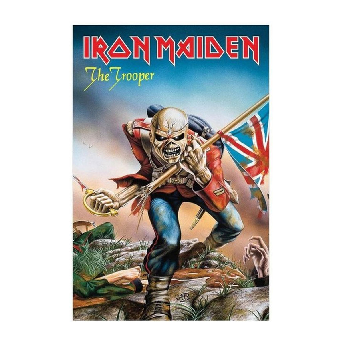 Iron Maiden The Trooper Maxi Poster auf Papier, mehrfarbig, Breite: 91.5 cm, Höhe: 91.5 cm - Bild 1