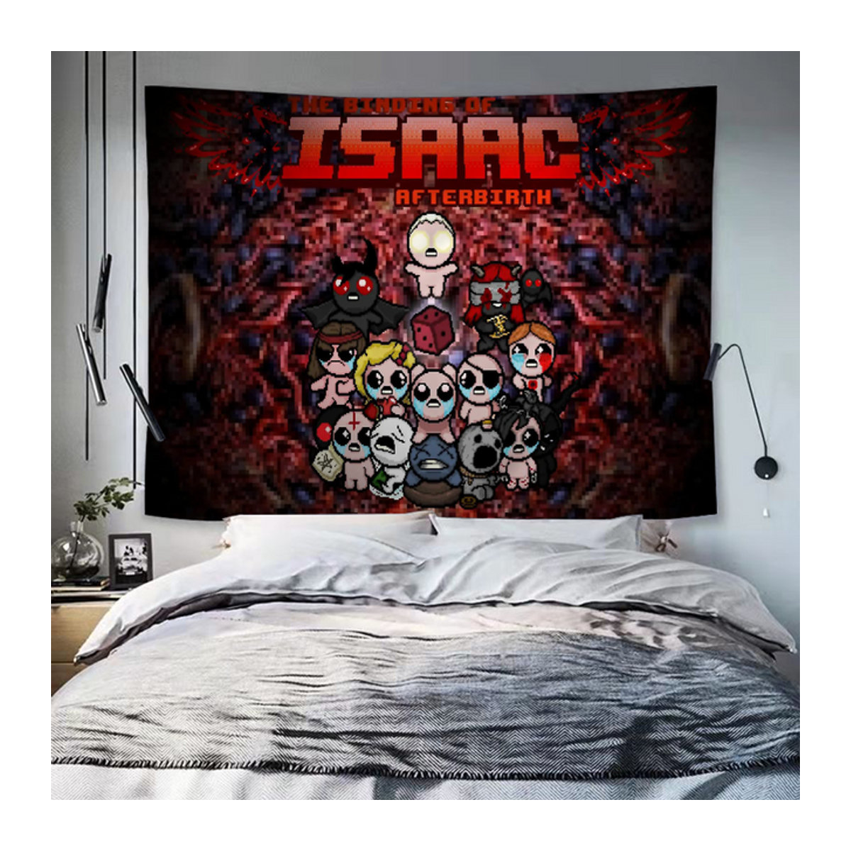 Isaac Wandteppich im Bohemian-Stil mit Mandala- und Blättermuster, mehrfarbig, Textil, B/H: 70 x 70 cm - Bild 1