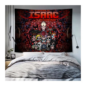 Isaac Wandteppich im Bohemian-Stil mit Mandala- und Blättermuster, mehrfarbig, Textil, B/H: 70 x 70 cm