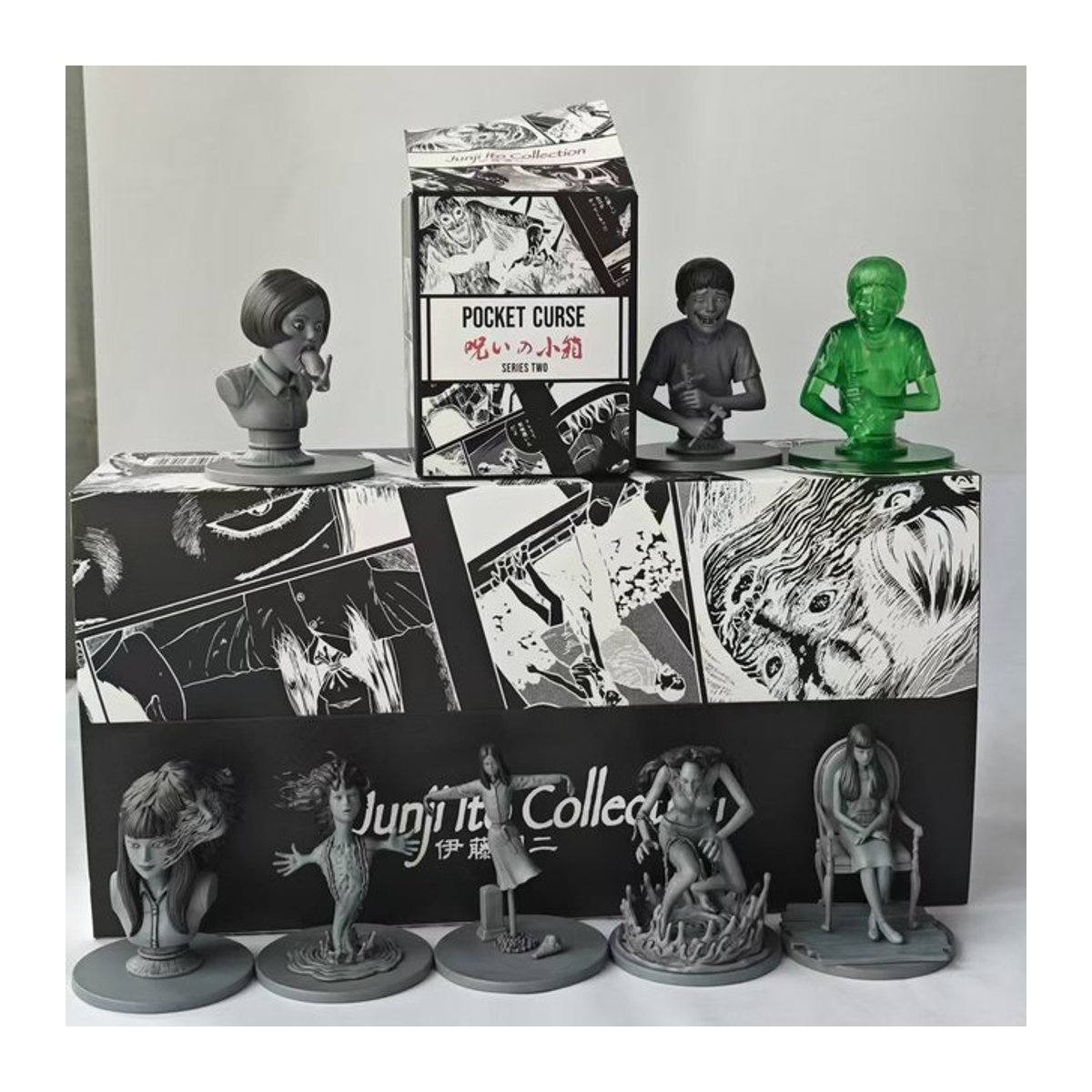 Ito Runji Strange Box 2 Serie Terror Tide Play Blind Box Mehrfarbiges Handgefertigtes Modell Ornament aus Kunststoff - Bild 1