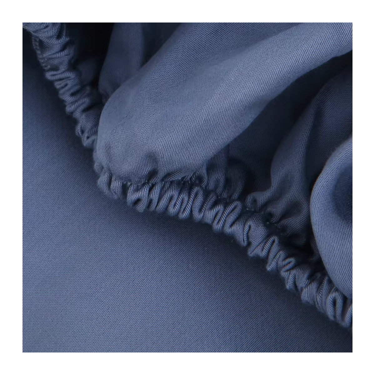IvaRose HOME TEXTILE Spannbettlaken-Set aus Eukalyptus Lyocell in Blau, 3-teilig - Bild 6
