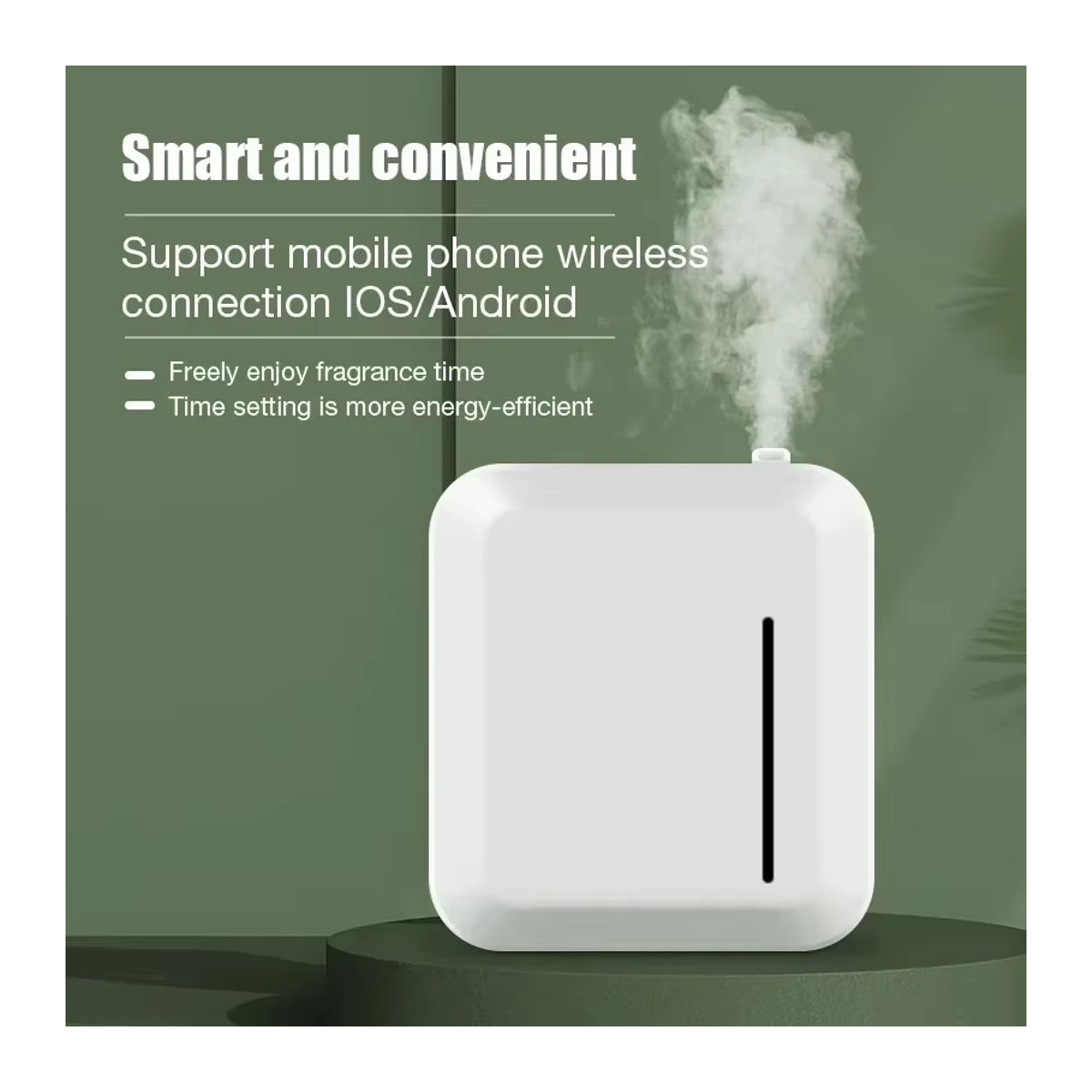 IWP Intelligenter Aroma-Diffusor mit Bluetooth-Steuerung für ätherische Öle, Duftmaschine für Zuhause und Einkaufszentren, Weiß - Bild 3