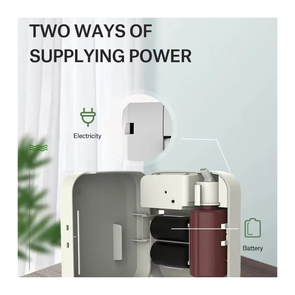 IWP Intelligenter Aroma-Diffusor mit Bluetooth-Steuerung für ätherische Öle, Duftmaschine für Zuhause und Einkaufszentren, Weiß - Bild 4