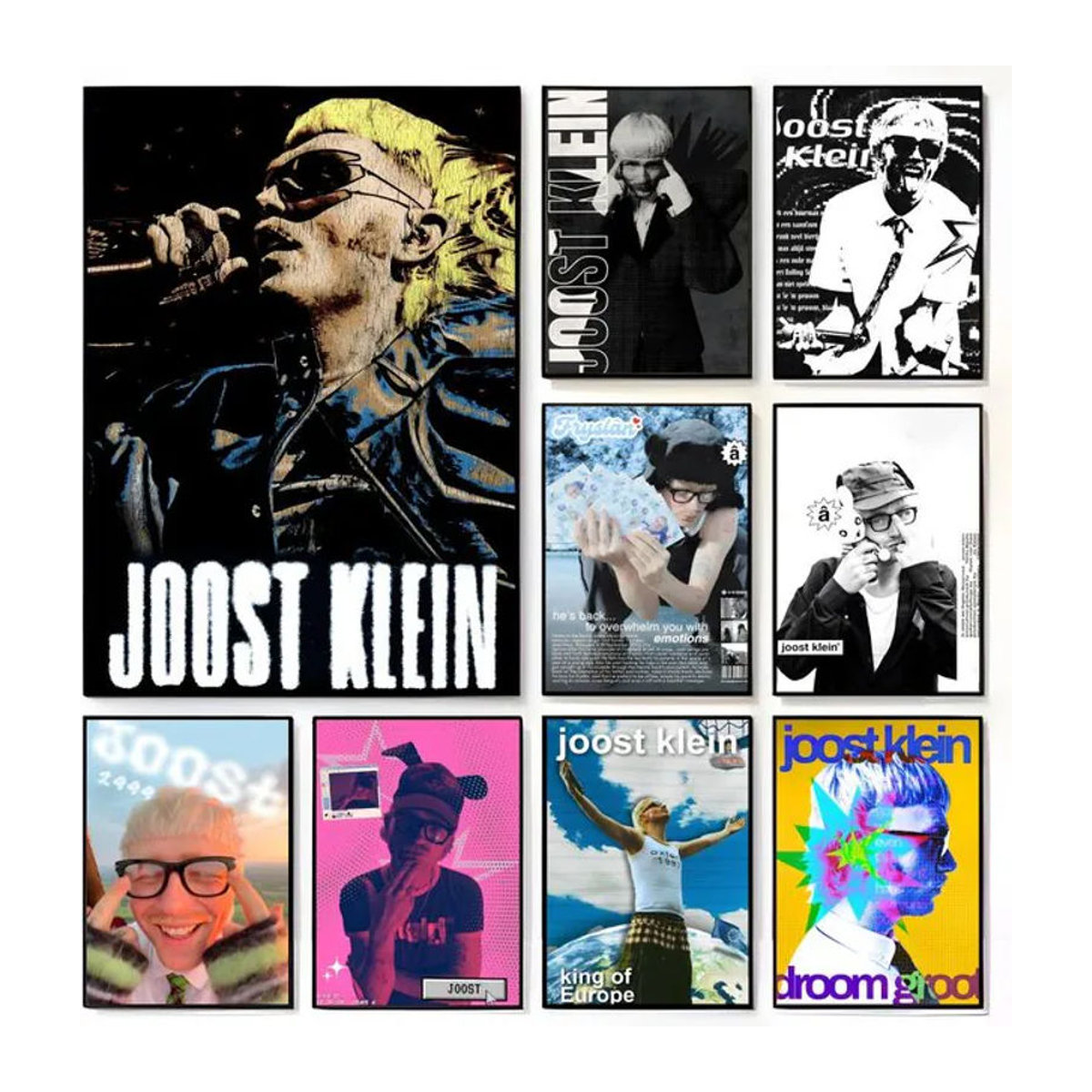J-Joost K-Klein Singer Poster K-Klein Singer Wandbild als moderner Papierdruck in Mehrfarbig für dein Kinderzimmer oder Zuhause - Bild 1