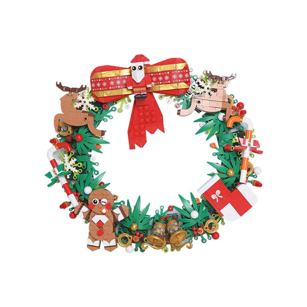 JAKI JK-5118 Weihnachts-Puzzle Bausteine für Kinder mit Spieluhr und Wanddekoration in Mehrfarbig - Bild 3