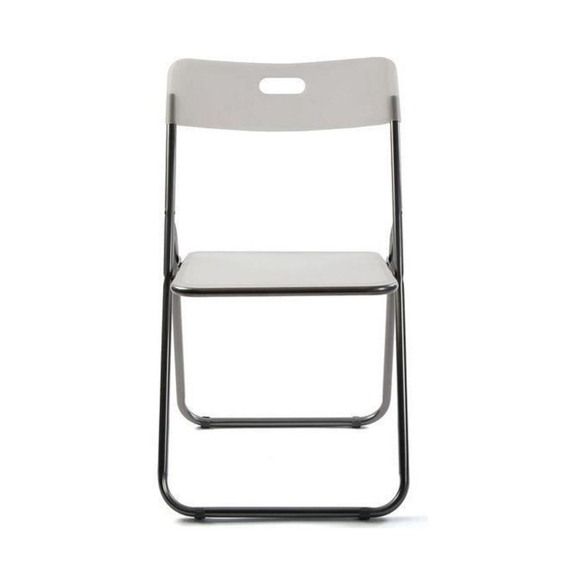 Jamon Gartenstuhl Tivoli klappbar aus Metall und Polypropylen Grau Modern - Bild 2