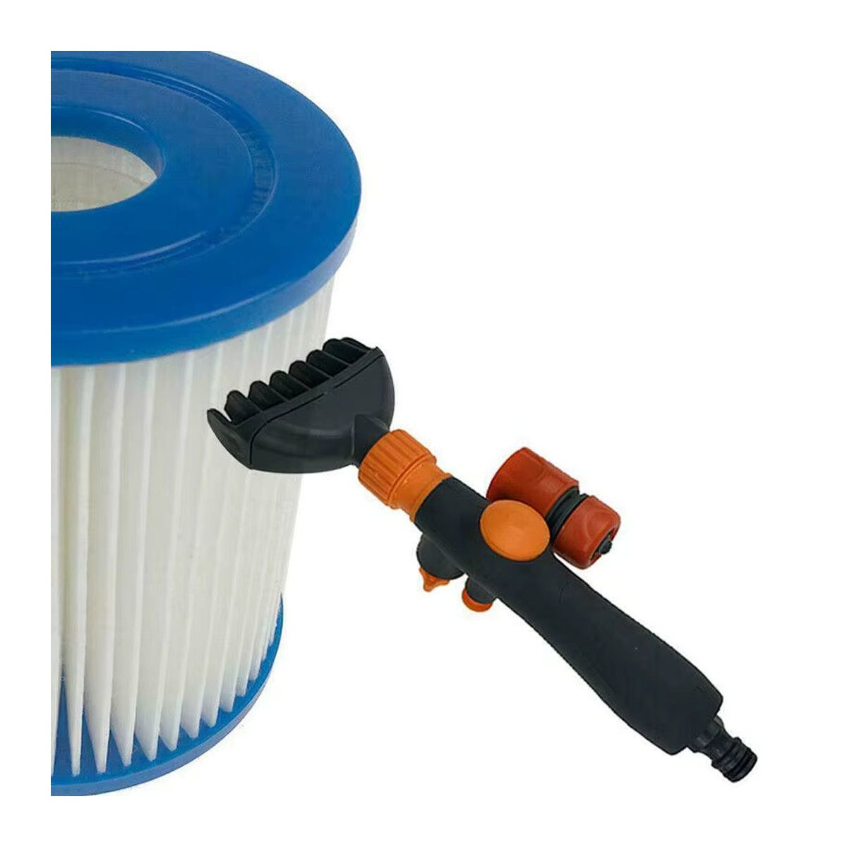 Jet Cleaner Handreinigungsbürste für Pool, Whirlpool und Spa mit US-Anschluss und Filterkartusche - Bild 5