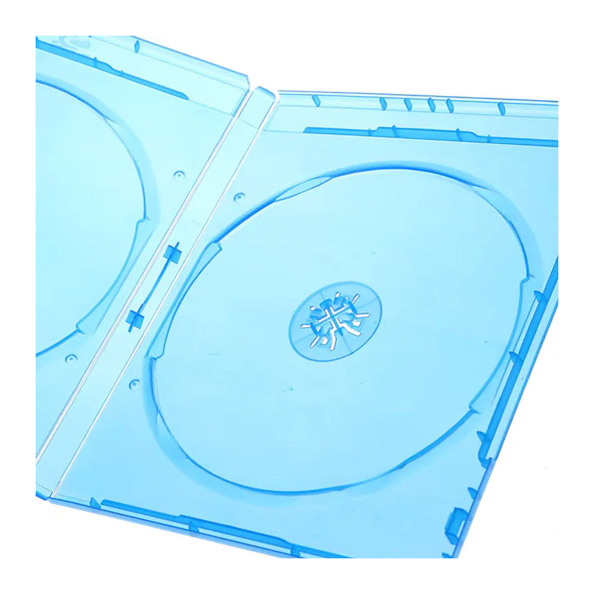 JETTING CD-DVD-Schutzhülle aus Kunststoff in Blau, Rechteckige Aufbewahrungsbox für Discs - Bild 2