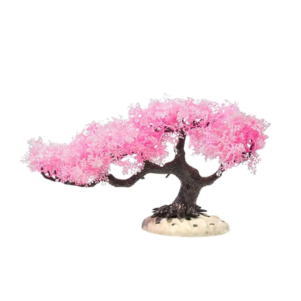 JETTING Künstliche Wasserpflanze in Form eines Baumes für dein Aquarium, Farbe: Rosa - Bild 3