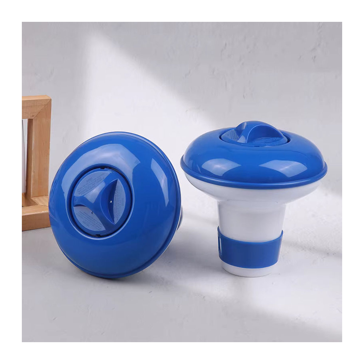 JETTING Schwimmbad Reiniger mit Chlor Tabletten Spender in Blau aus Kunststoff - Bild 4