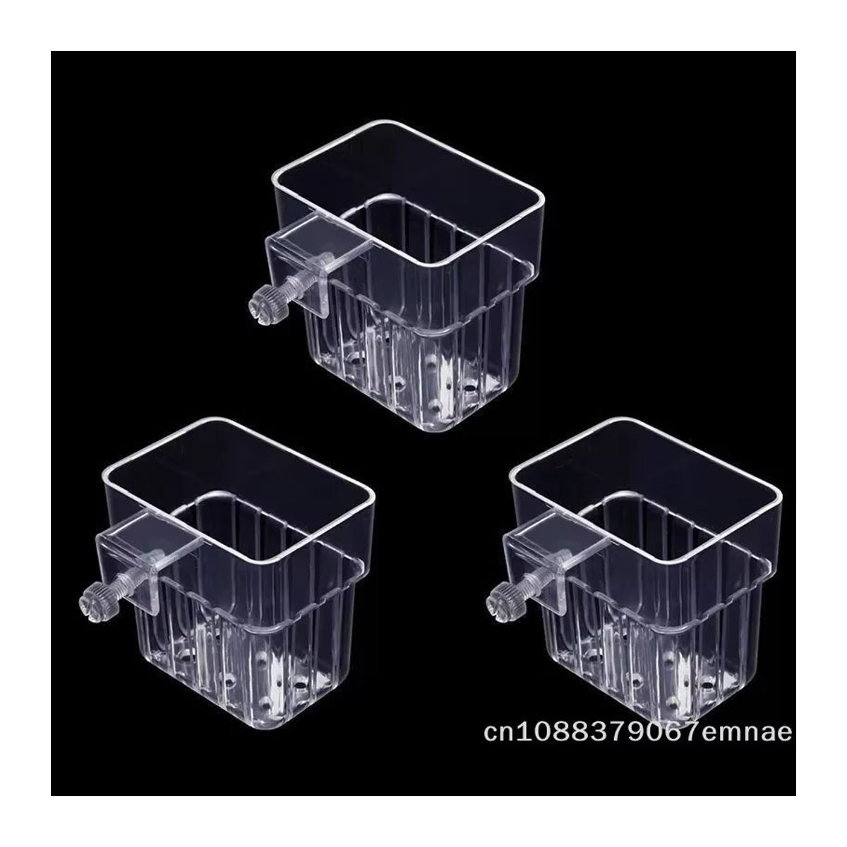 JETTING Wandmontierter Hydroponischer Pflanzenhalter aus transparentem Kunststoff für Aquarien-Dekoration - Bild 4