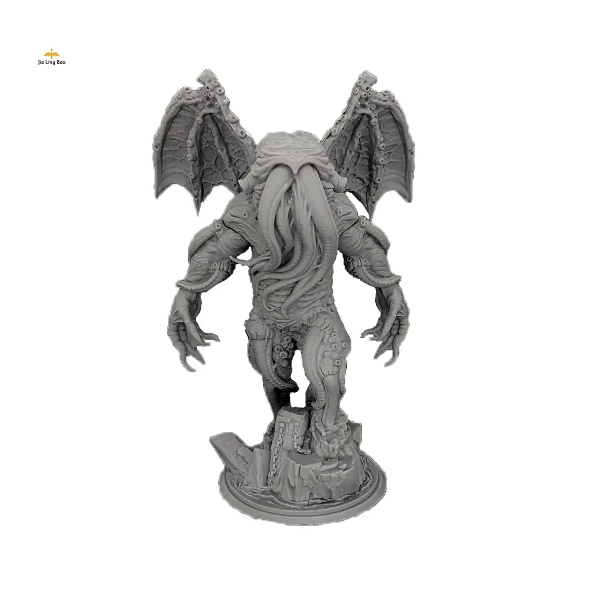 Jia Ling Bao Abyssal Deity Resin-Modellbausatz, unbemalte Eldritch-Kreaturfigur in Grün, Höhe: 14 cm - Bild 3