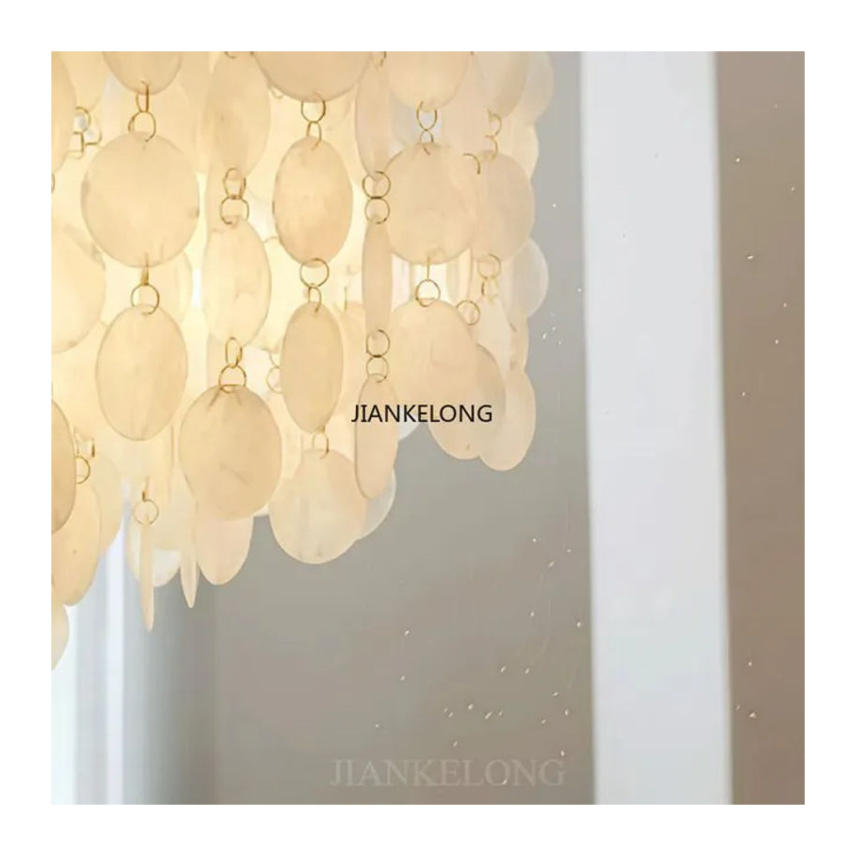JIANKELONG Moderne Luxus Pendelleuchte mit LED-Beleuchtung in Gold oder Silber für Esszimmer und Wohnzimmer - Bild 1