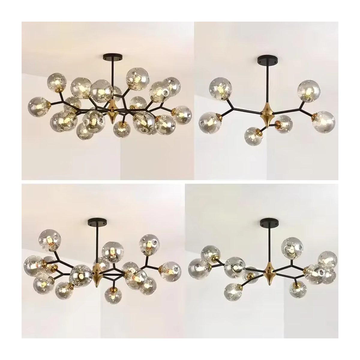 JIANKEXING Designer-Kronleuchter aus buntem Glas mit LED-Beleuchtung in modernem Design - Bild 3