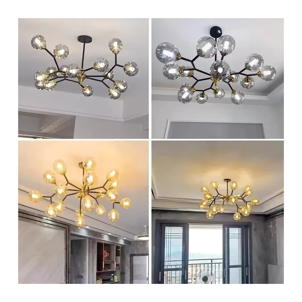 JIANKEXING Designer-Kronleuchter aus buntem Glas mit LED-Beleuchtung in modernem Design - Bild 5