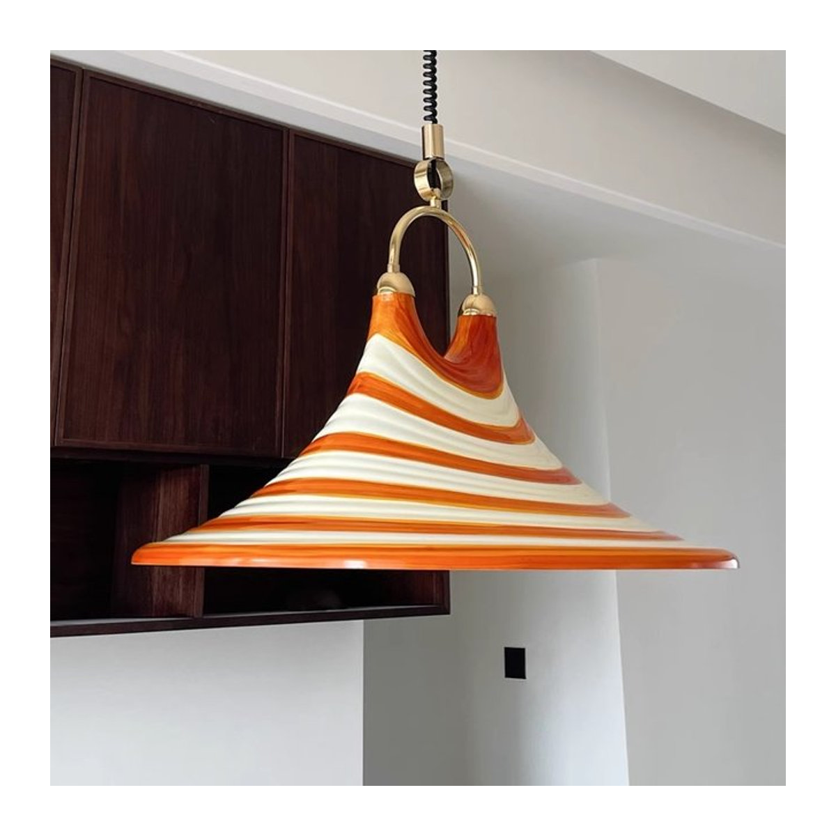 JIANKEXING LED Acryl Anhänger Kronleuchter in Orange im Modernen Retro-Stil - Bild 1