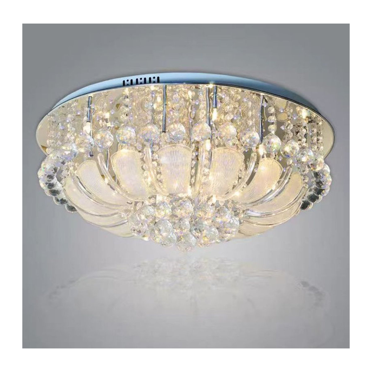 JIANKEXING LED Kristall Kronleuchter in Chrom im klassischen italienischen Luxus-Design für Wohnzimmer, Restaurant oder Schlafzimmer - Bild 1