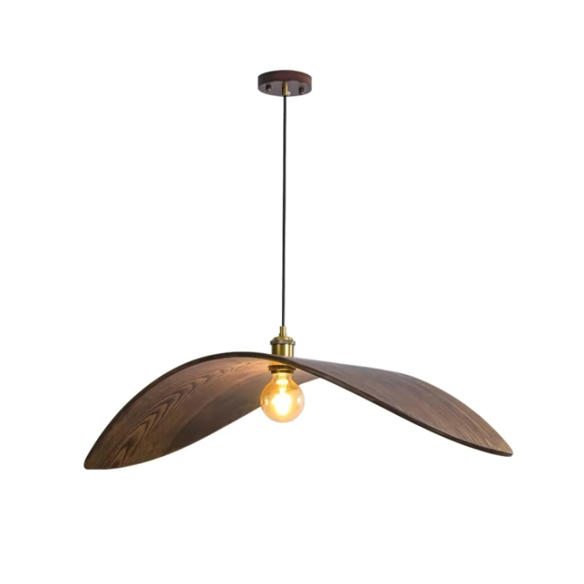 JIANKEXING LED-Pendelleuchte in Walnuss im modernen minimalistischen Retro-Design - Bild 5