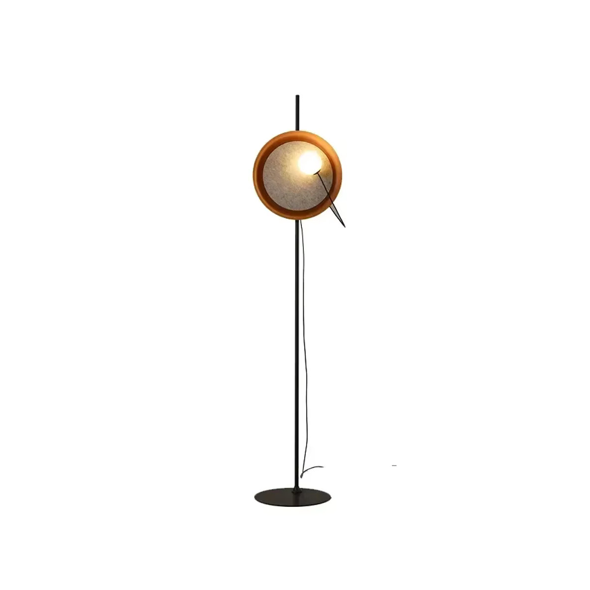 JIANKEXING LED-Stehlampe in Schwarz mit warmweißem Licht, magnetisch und verstellbar für Wohnzimmer und Schlafzimmer - Bild 2