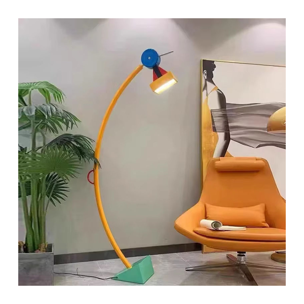 JIANKEXING Moderne Bunte Cartoon LED Bodenlampe als Leseleuchte für Wohnzimmer, Schlafzimmer und Kinderzimmer - Bild 1