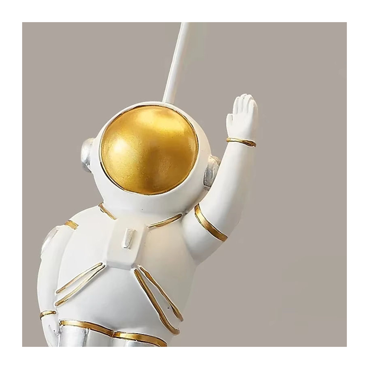 JIANKEXING Moderne LED Astronaut Ballon Pendelleuchte aus Glas in Weiß für das Kinderzimmer - Bild 4