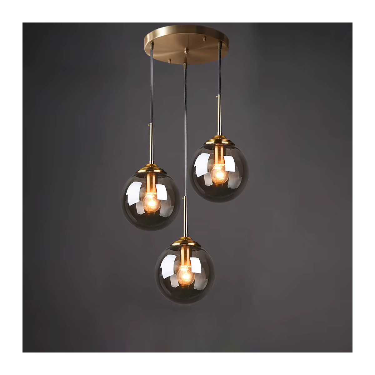JIANKEXING Moderne LED-Pendelleuchte aus Glas im italienischen Designer-Stil für Küche und Wohnzimmer - Bild 2