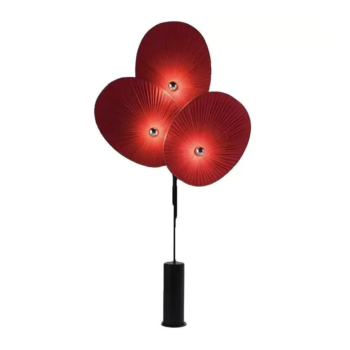 JIANKEXING Moderne LED-Stehlampe in Bunt und Rot mit Blumen-Design für Wohnzimmer und Schlafzimmer - Bild 3
