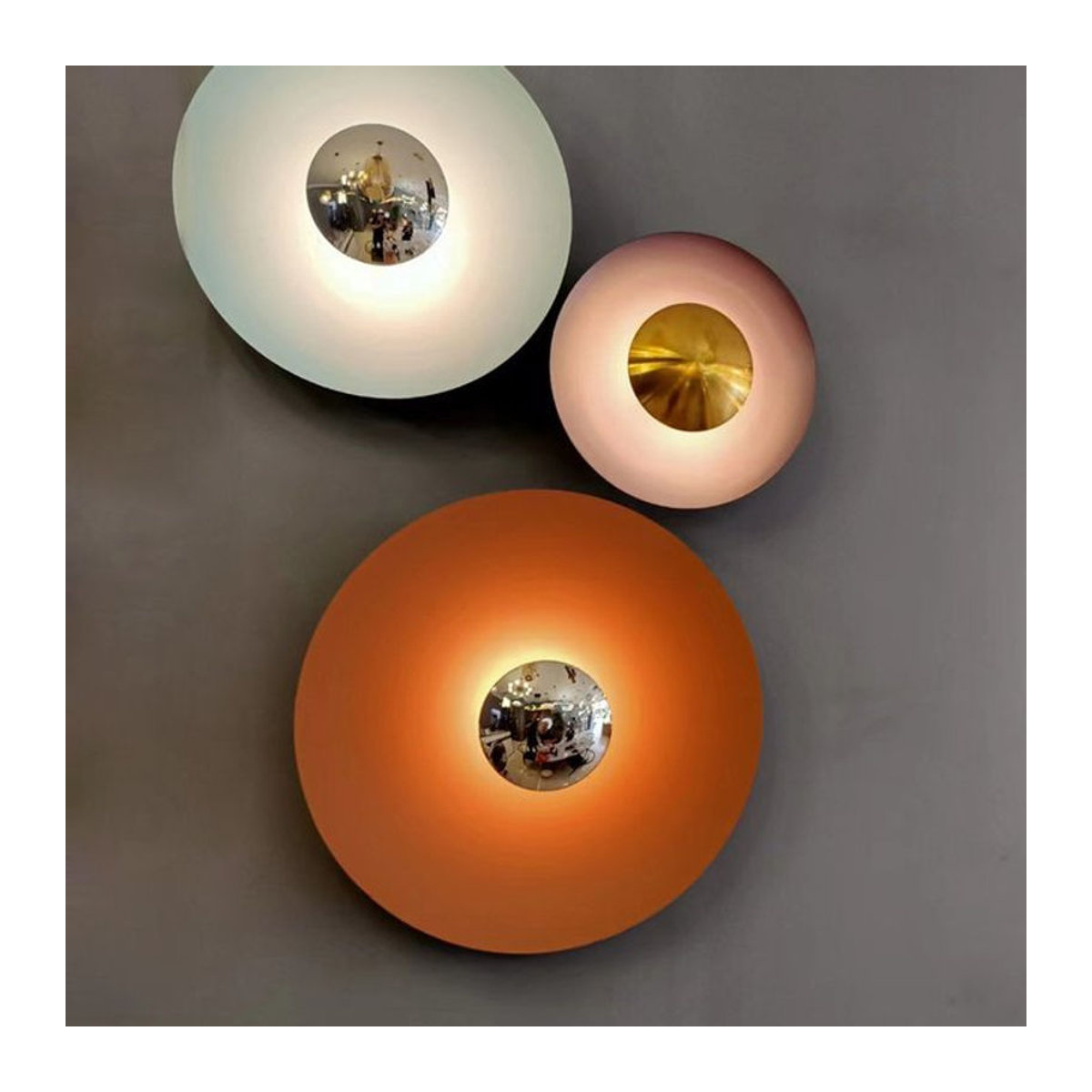 JIANKEXING Moderne Minimalistische LED Wandlampe aus Metall in Bunt für Wohnzimmer Schlafzimmer und Flur - Bild 1